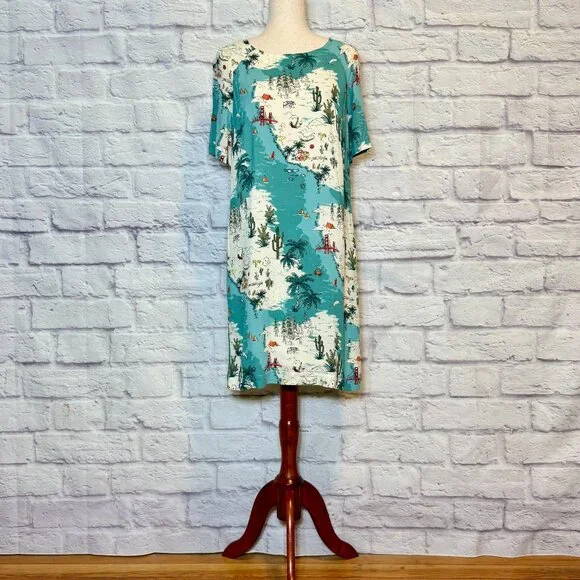 green emerald velvet dress Emily and Fin Josie Beachcomber Stripe Green Dress